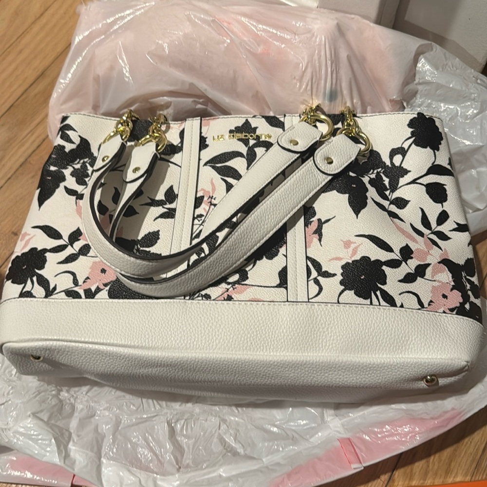 Liz Claiborne Large Floral Tote.